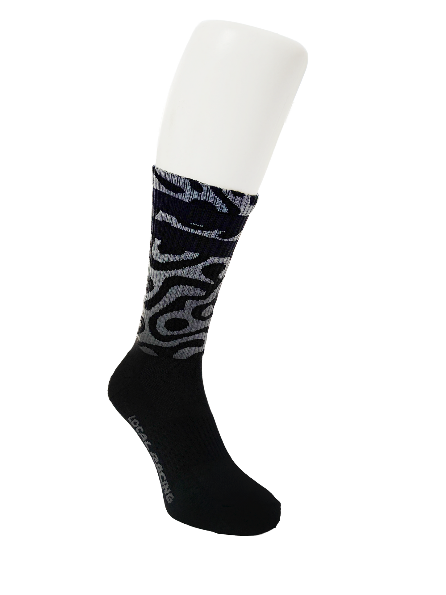 Rider Socks / Raw Collection - Grey Black