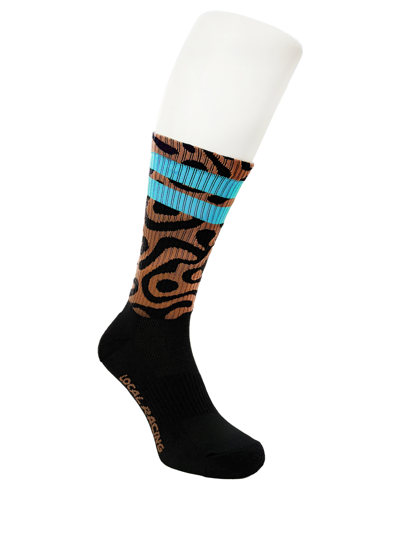 Rider Socks / Raw Collection - Brown Blue Scooby